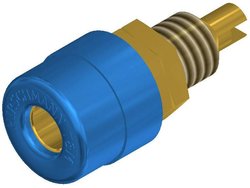 Gniazdo montażowe SKS Hirschmann BIL 20, niebieskie, 4mm