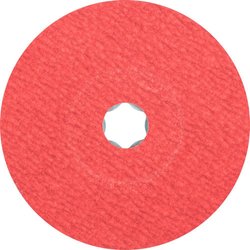 Tarcza fibrowa z ziarnem ceramicznym COMBICLICK Ø 125 mm CO-COOL 120 do stali nierdzewnej Tarcza ścierna PFERD CC-FS 125 CO-COOL 120 64193112 25 szt.