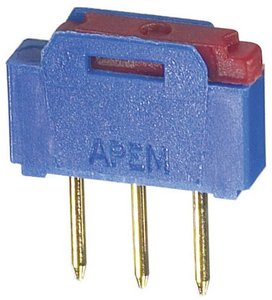 Przełącznik suwakowy Apem APEM NK236  1 x wejście / wyjście. 12 V/AC 0,5 A