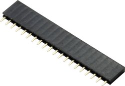 TRU COMPONENTS TC-9556696 Listwa kołkowa, żeńska, standardowa 1 szt.