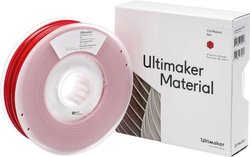 Filament do drukarek 3D PLA Ultimaker PLA - M0751 Red 750 - 211399, Średnica filamentu: 2.85 mm, 750 g, czerwony