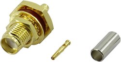 Złącze SMA TRU COMPONENTS SMA-KC-RG316 1372234 złącze żeńskie proste 50 Ω 1 szt.