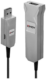 Kabel USB LINDY, USB 3.2 Gen1 (USB 3.0), Złącze męskie USB-A, Złącze żeńskie USB-A, 50.00 m