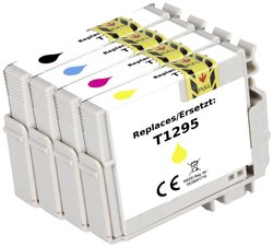 Renkforce Tusz Zamiennik Epson T1295, T1291, T1292, T1293, T1294 Czarny, Cyjan, Magenta, Żółty  atrament Renkforce RF-5718864, 1 szt.