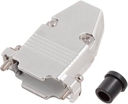 Obudowa złącza D-SUB encitech CCOV25-ME-RG 2360-0107-03, odlew cynkowy, 180 °, 1 szt.