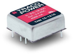Przetwornica DC/DC, do PCB TracoPower THN 15-2411 THN 15-2411, 15 W, 5 V/DC, 3 A, 1 szt.
