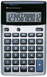 Texas Instruments TI-5018 SV  Kalkulator kieszonkowy srebrny Wyświetlacz: 12 bateryjne, energią słoneczną (D x S) 170 mm x 105 mm