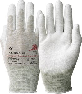 KCL Camapur Comfort Antistatik 625-7 Poliamid Rękawice robocze Rozmiar rękawic: 7, S EN 16350:2014-07   CAT II 1 par(a)
