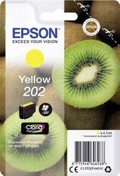 Epson atrament T02F4, 202 tusz oryginalny  Żółty C13T02F44010