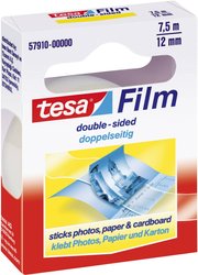 tesafilm® dwustronna taśma klejąca, folia fotograficzna - do mocowania do papieru i innych materiałów Taśma dwustronna tesa tesafilm® 57910-00000-02  (D x S) 7.5 m x 12 mm 7.5 m 1 szt.