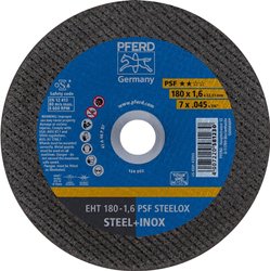 Tarcza tnąca prosta PFERD PSF STEELOX 61726121 180 mm 25 szt.