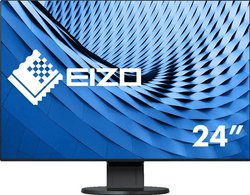 EIZO EV2456-BK noir Monitor  EEK D (A - G) 61.2 cm (24.1 cal) 1920 x 1200 px 16:10 5 ms DVI, DisplayPort, HDMI, USB 3.2 Gen 1 (USB 3.0), audio, stereo (jack 3,5 mm) LCD (IPS)