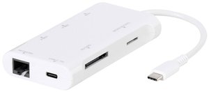 Przejściówka, adapter HDMI, microSD, RJ45, SD, USB 3.2 Gen 1 (USB 3.0), USB-C® Vivanco IT-USBC 7IN1 IT-USBC 7IN1