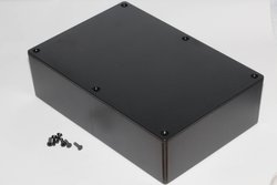 Obudowa uniwersalna Hammond Electronics, ABS, czarny, (D x S x W) 221 x 150 x 64 mm, 1 szt.