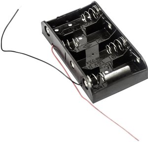 Komora baterii MPD BH4CW 4 x C (R14), Kabel, (D x S x W) 106 x 58 x 23 mm