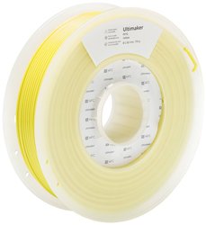 Filament do drukarek 3D PETG Ultimaker 227340, Średnica filamentu: 2.85 mm, 750 g, żółty