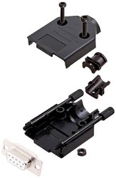 Zestaw listew żeńskich D-Sub encitech DTPK-P-09-DBS-W-K 6355-8032-11, rzędy: 2, styki: 9, 180 °, 1 szt.