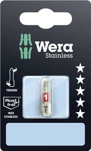 Bit krzyżakowy PH 1 Wera 3851/1 TS SB SiS 05073610001 stal nierdzewna  D 6.3 1 szt.