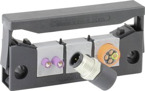 Listwa przepustów kablowych Icotek KEL-QUICK E3 42422, (D x S x W) 98.3 x 38 x 17 mm, poliamid, 1 szt.