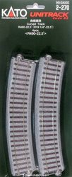 2-270 H0 Kato Unitrack Tor- łuk  22.5 ° 490 mm
