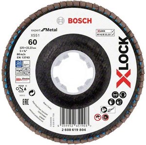Tarcza lamelkowa Bosch Accessories X551 2608619804 Średnica 125 mm 1 szt.