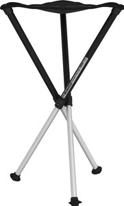 Krzesło składane Walkstool 63549, Comfort XXXL, czarny, srebrny