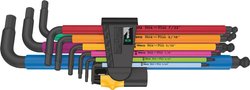 Zestaw kluczy trzpieniowych Wera 950/9 Hex-Plus Multicolour Imperial 2 05022640001 wewnętrzny sześciokąt 9 szt.