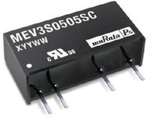 Przekładnik DC/DC Murata Power Solutions MEV3S0512SC, In 5 V/DC Out 12 V/DC 250 mA 3 W