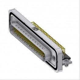 Złącze męskie D-Sub Deltron Connectors HD-DWM62PYC/2M47UN, rzędy: 3, styki: 62, 90 °, 1 szt.