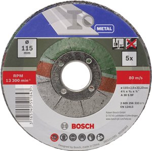 Tarcza tnąca wygięta Bosch Accessories A 30 S BF 2609256332 115 mm 5 szt.