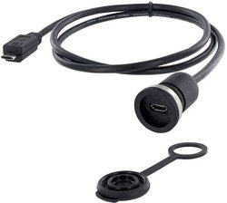 Złącze męskie USB encitech 1310-1013-05, USB Micro-B, 3.00 m, 1 szt.