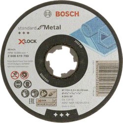 Tarcza tnąca prosta Bosch Accessories Standard for Metal 2608619780 115 mm 1 szt.