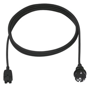 Bachmann 372.184 2m czarny kabel zasilający kabel Bachmann 372.184, 2.00 m, czarny