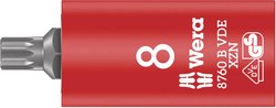 Nasadka 8760 B VDE XZN, izolowana, napęd 3/8'', do śrub wewnętrznie ząbkowanych Nasadka trzpieniowa  Wera  05004940001  1 szt.