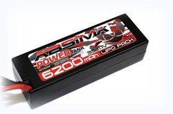 Zestaw Hardcase Absima Power zbiornika LiPo 11,1V-60C 6200 (XT90-Plug) Pakiet akumulatorów (LiPo) 11.1 V 6200 mAh 60 C Absima Hardcase XT90