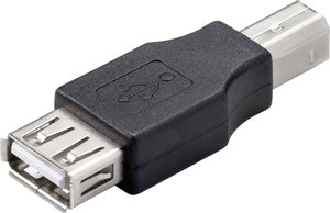 Przejściówka, adapter USB Renkforce RF-4613072 RF-4613072, [1x złącze żeńskie USB-A 2.0 - 1x złącze męskie USB-B 2.0]