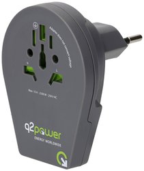 Adapter podróżny Q2 Power q2-1-1.00200-TH
