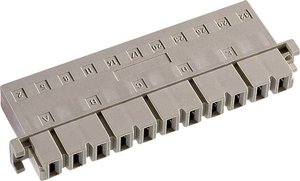 Listwa złączy Typ H11F  DIN 41612 typ H11F  Faston Ag/Ni ept, 114-40040, 1 szt.