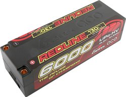 Gens ace Redline Series 6000mAh 15.2V 130C 4S1P HardCase HV Bateria LiPo Ultra LCG Pakiet akumulatorów (LiPo) 15.2 V 6000 mAh 130 C Gens ace Hardcase
