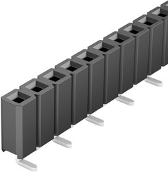 Listwa PIN  SMD, żeńska Fischer Elektronik BL LP 5 SMD/ 20/Z, RM 2,54 1 X 20 ZINN