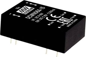 Przetwornica napięcia DC/DC MeanWell serii DCWN06 DIP24 / DIL24 Case Dual Output stosunek napięcia wejściowego: 2:1 moc: 6W Moduł przetwornicy DC/DC Mean Well DCWN06C-05 DCWN06C-05, 6 W, 500 mA, 1 szt.