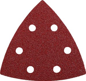 Trójkąty szlifierskie QUICK-STICK, DREWNO I METAL, elektrokorund, 93 mm, ziarnistość 60 Papier ścierny delta kwb  492806  5 szt.