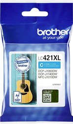 Brother atrament LC-421XLC tusz oryginalny  Cyjan LC421XLC
