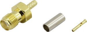 Złącze SMA TRU COMPONENTS 93038c5 1386724 złącze żeńskie proste 50 Ω 1 szt.