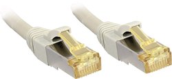 Kabel LAN LINDY 47260, 1 szt., RJ45, CAT 6a (CAT 7), S/FTP, 0.30 m, szary