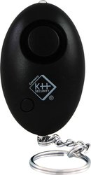 Alarm kieszonkowy kh-security  100103B   z LED  czarny