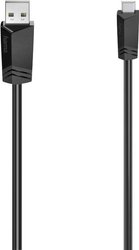 Kabel USB Hama, USB 2.0, Złącze męskie USB-A, Złącze męskie USB Mini-B, 1.50 m