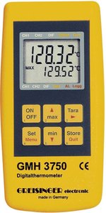 Termometr typu Pt100 Greisinger GMH 3750-GE 601866, -199.99 - +850 °C