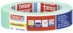 tesa® PROFESSIONAL 4352 Allround Mask - taśma maskująca do ostrych krawędzi lakieru 50m:25mm Taśma maskująca tesa 04352-00001-00 ALLROUND MASK (D x S) 50 m x 25 mm 50 m 1 szt.