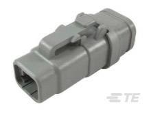Obudowa złącza pin żeńskiego na kabel TE Connectivity DTM06-4S-E007, wire-to-wire, piny: 4, 1 szt.